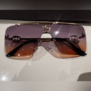 Gucci unisex Sunglasses new metal frame
